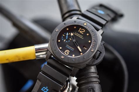 panerai submersible 1950 carbotech|Panerai carbotech 42mm submersible.